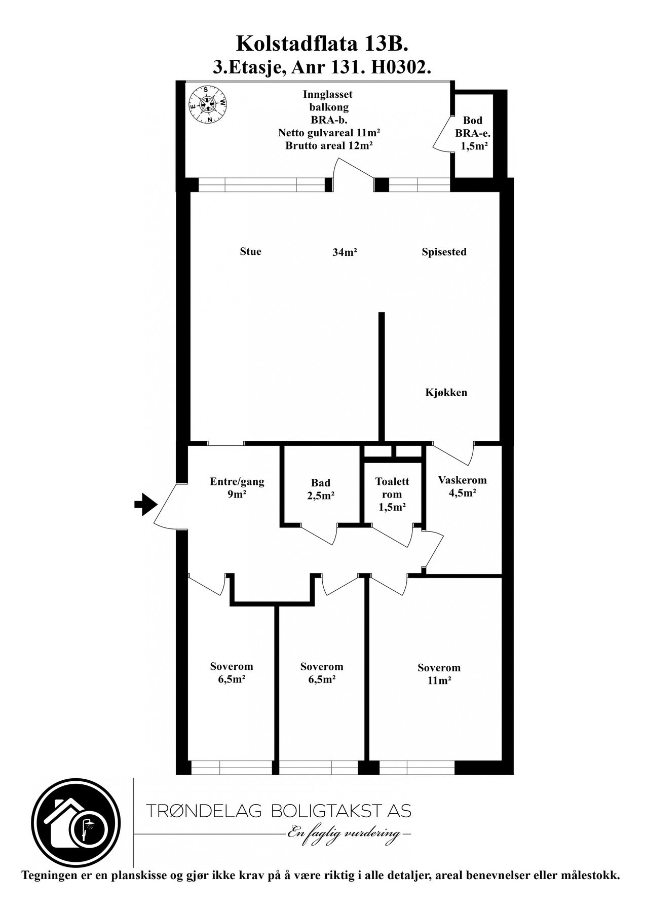 Planskisse. Galleribilde