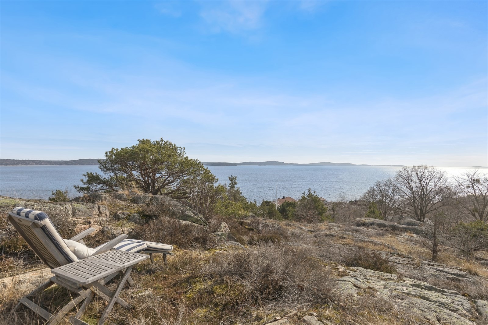 Eiendommen byr på en fantastisk utsikt over Oslofjorden. Galleribilde
