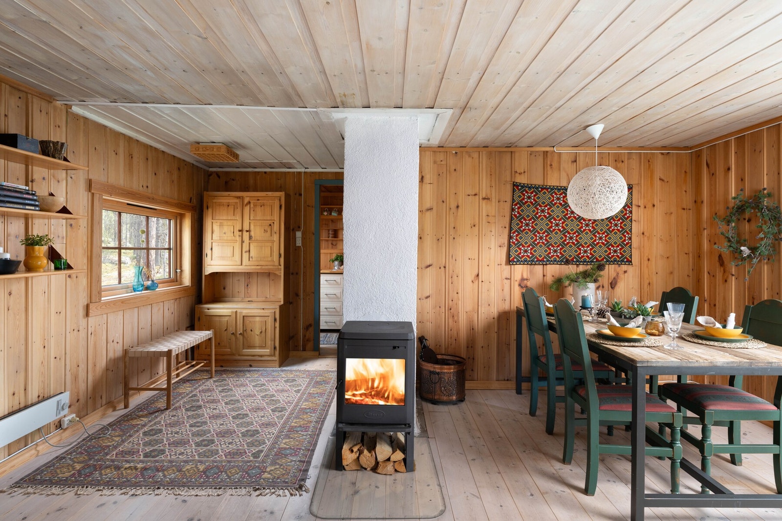 En peisovn gir lun og god varme i den kalde årstida. Galleribilde