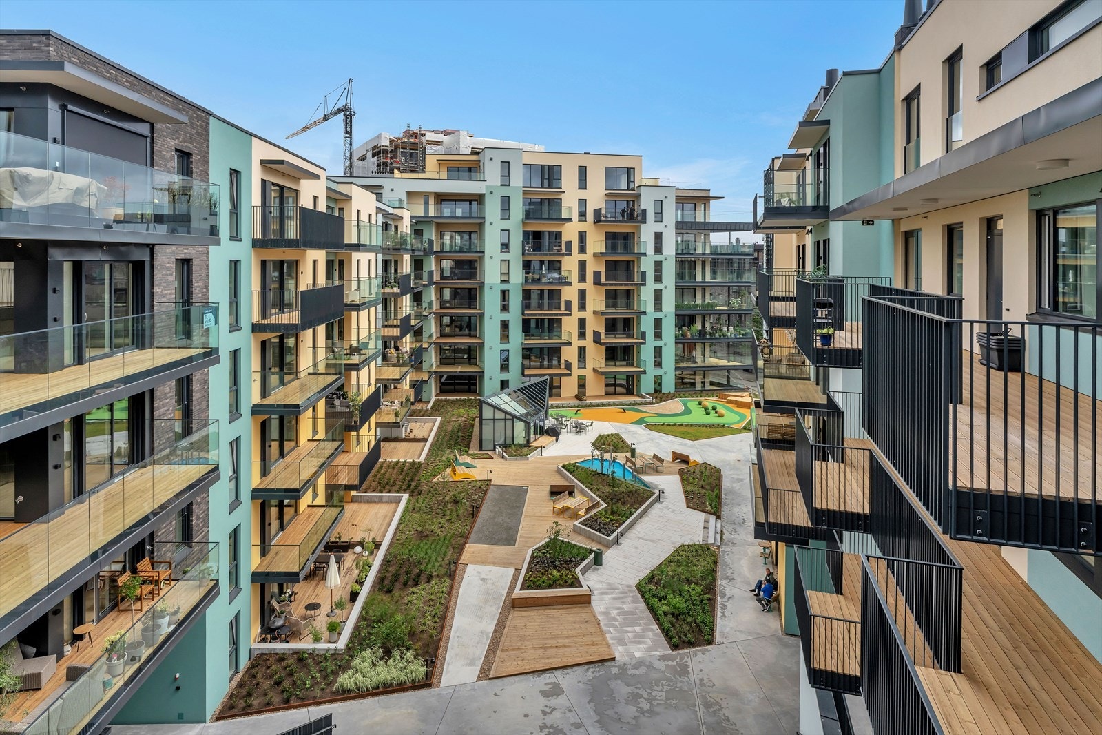 Pent opparbeidet fellesarealer. Galleribilde