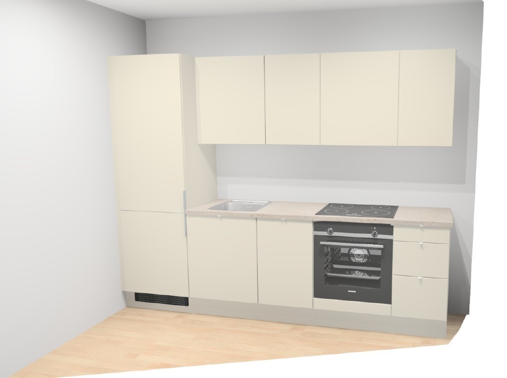 Kjøkkentegninger for leiligheten Galleribilde