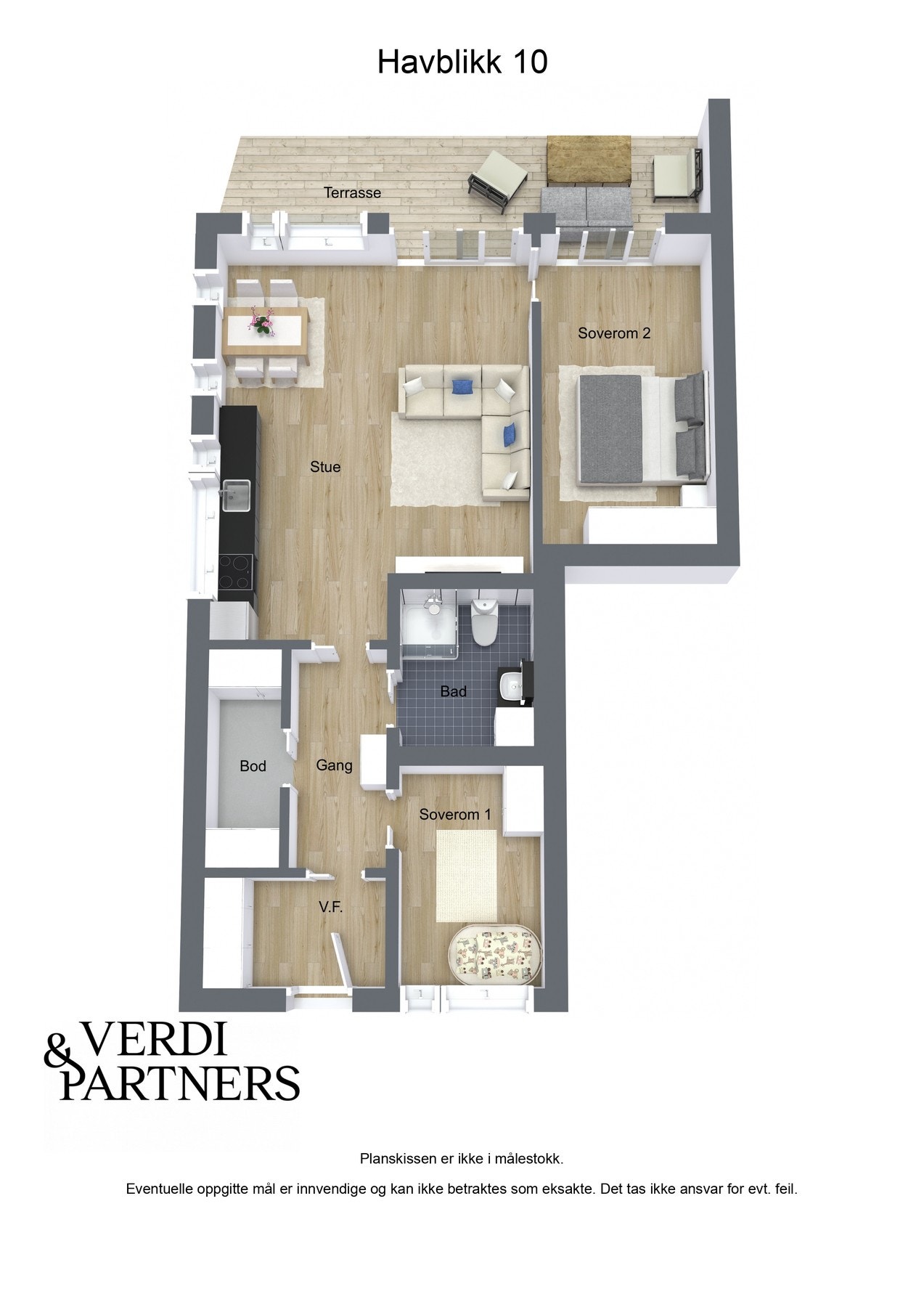 Plantegning Galleribilde