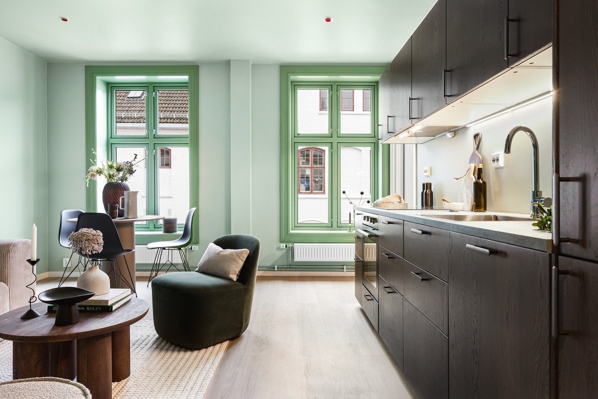 Åpen stue-/kjøkkenløsning Galleribilde