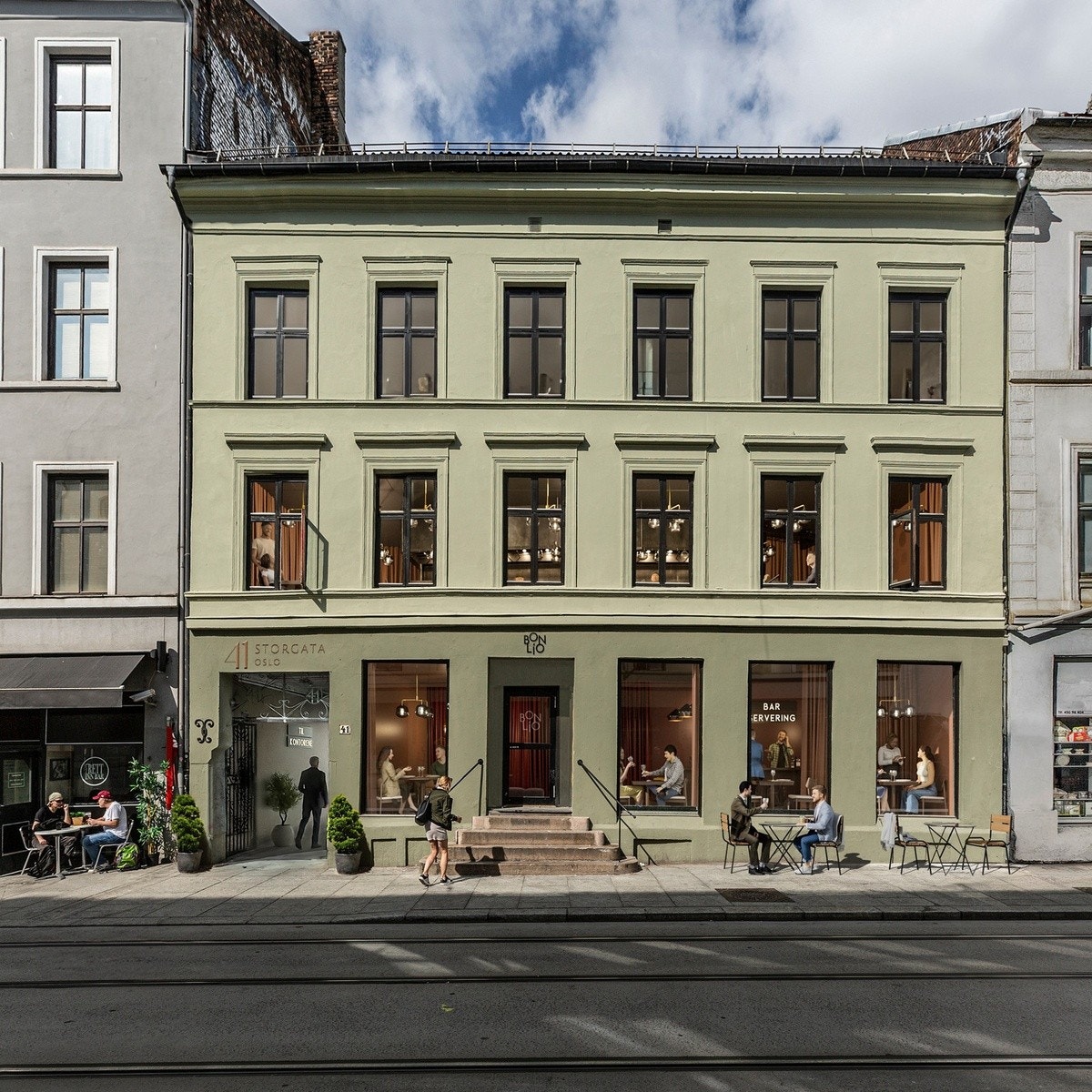Fasade - Leiligheten ligger i byggets 3. etasje Galleribilde