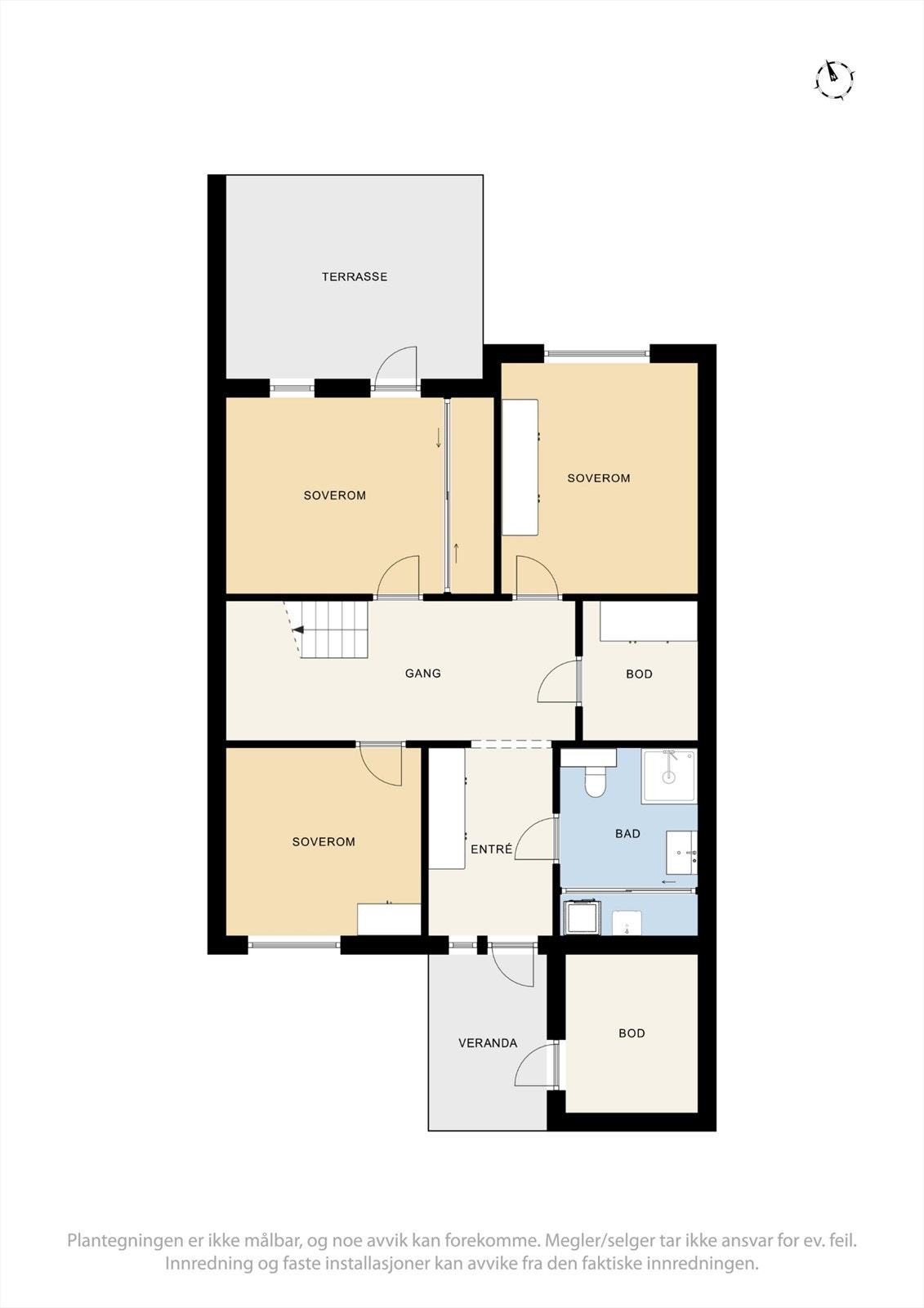 Plantegning | 1. etasje. Galleribilde