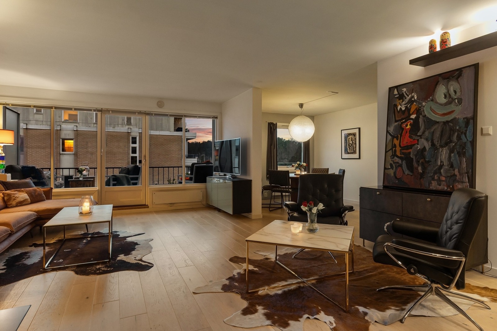 Størrelsen gir god plass til å innrede i ulike soner Galleribilde