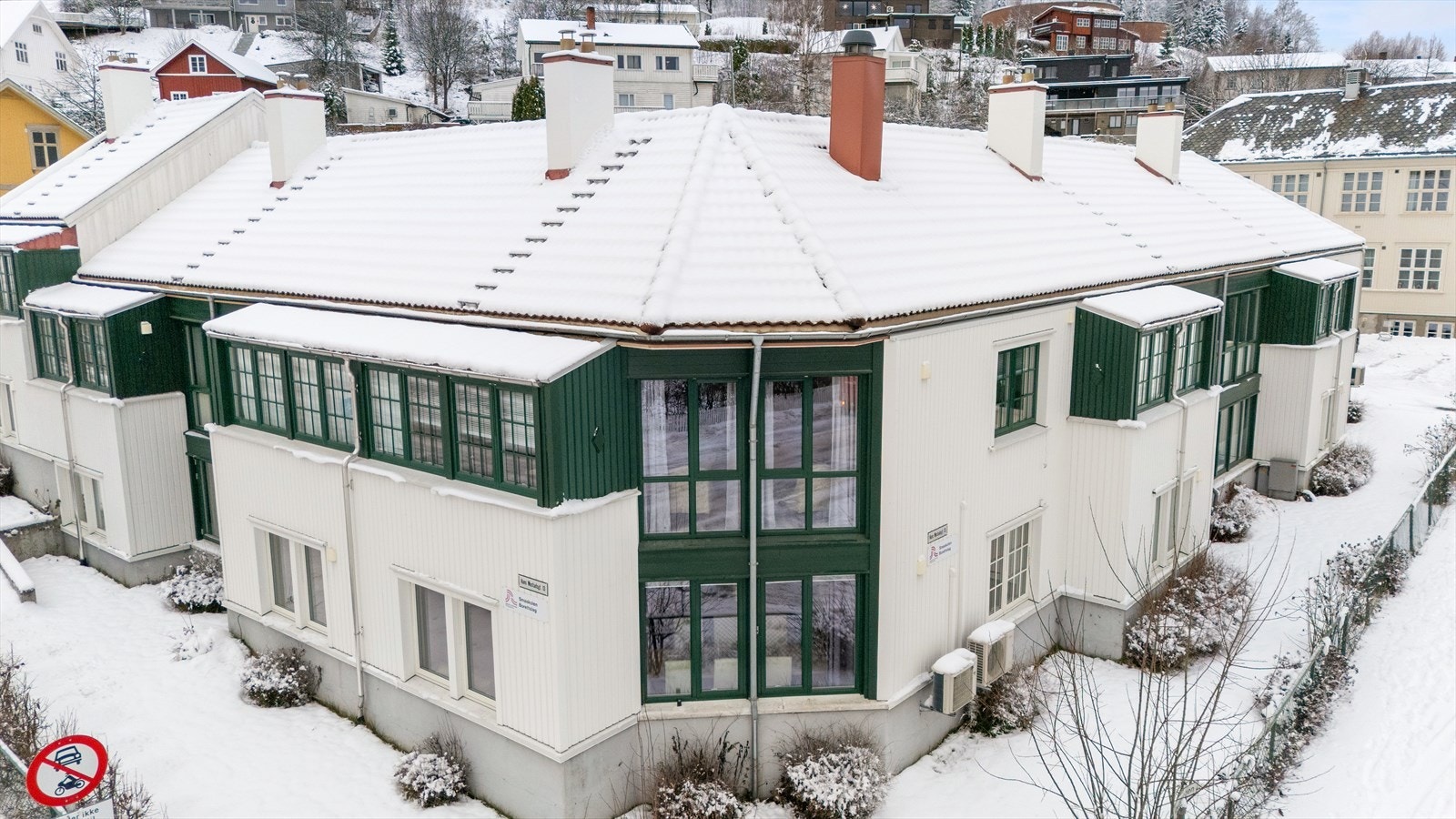 Fasade hjørneleilighet Galleribilde