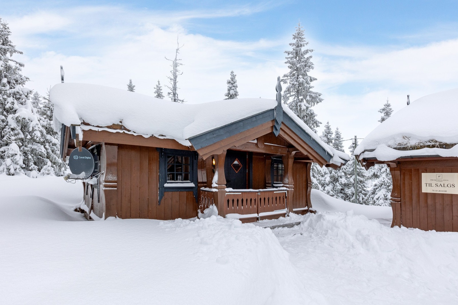 Annekset er en frittstående hytte over ett plan oppført i 2003. Galleribilde