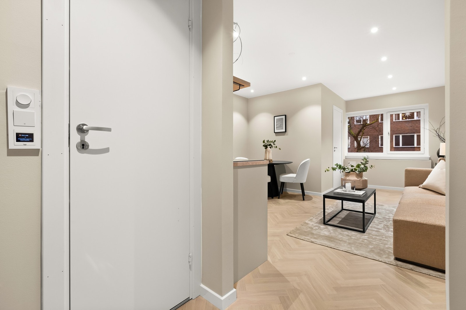 Termostatstyring til varmekabler på bad. Galleribilde