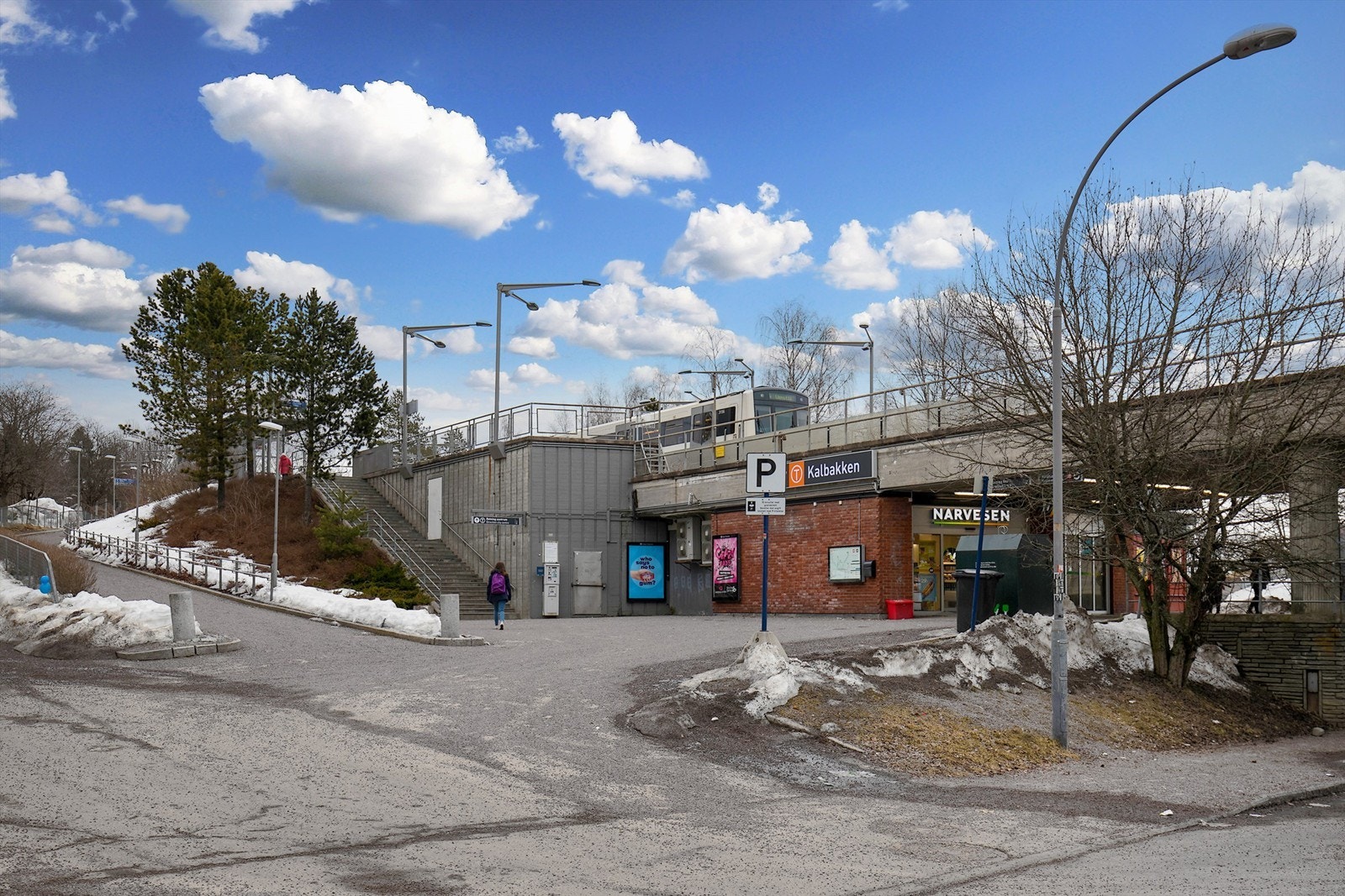 Kort vei til T-bane. Galleribilde