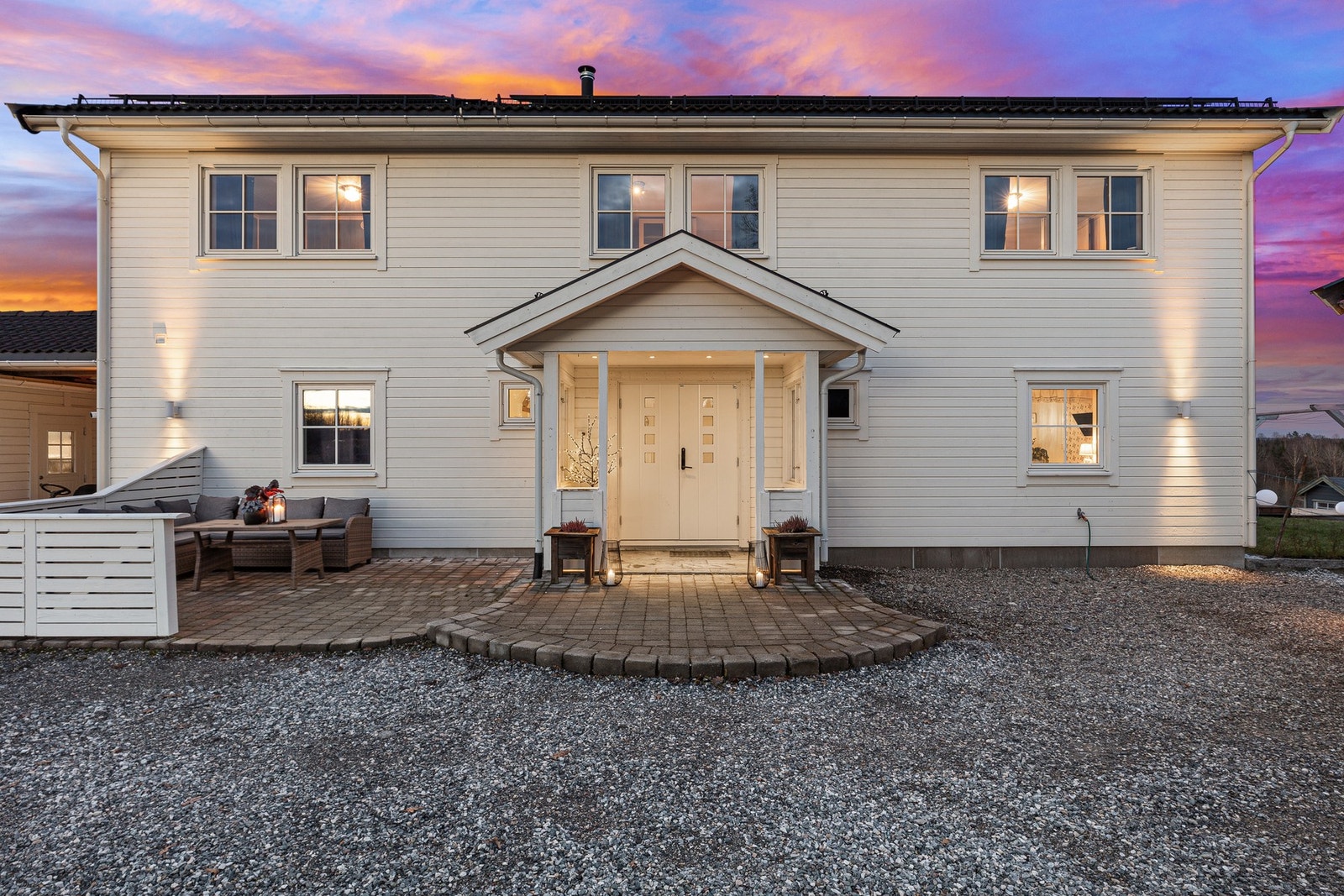 En eiendom som kombinerer landlig sjarm med moderne komfort. Galleribilde