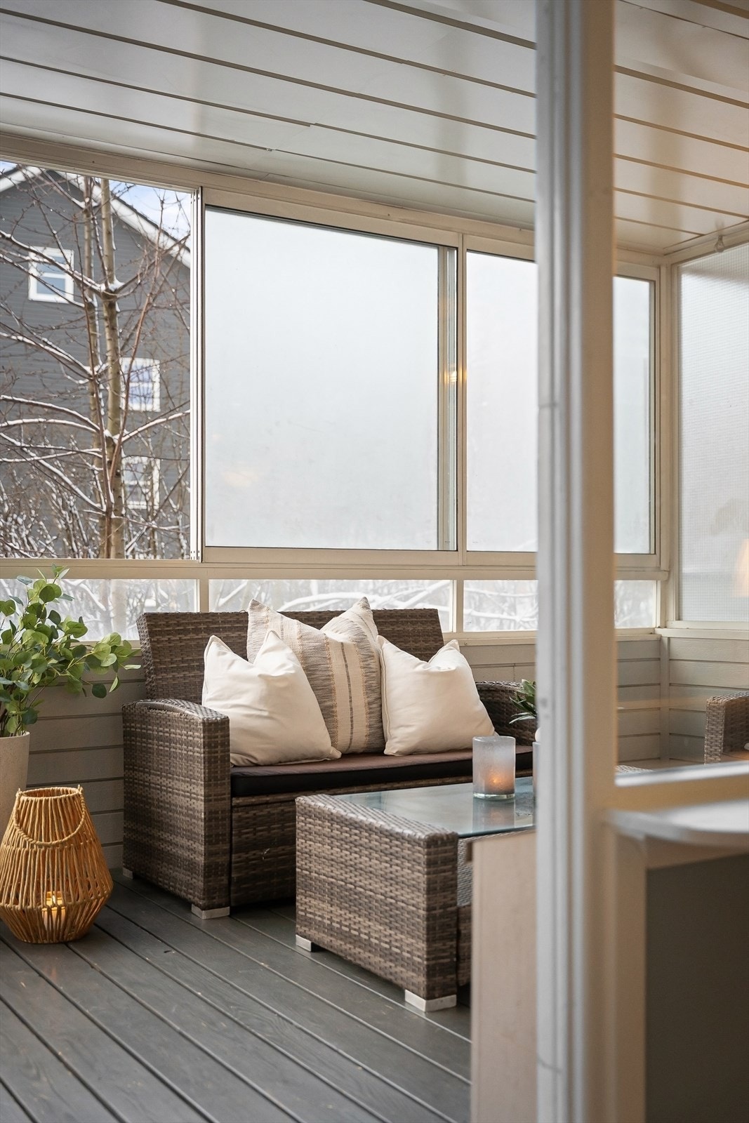 Detalj stue til balkong Galleribilde