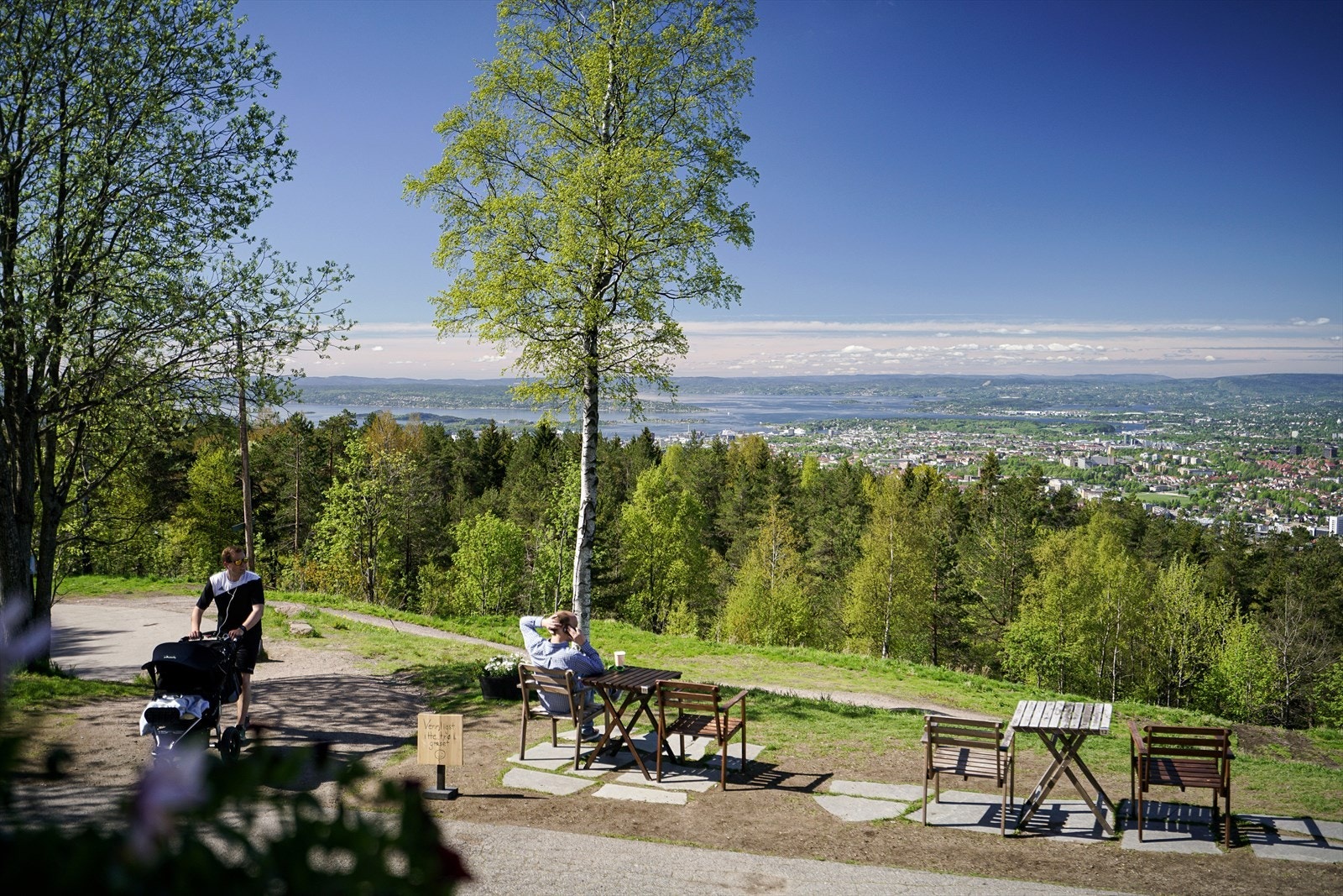 Grefsenkollen Restaurant er et av flere turmål i nabolaget Galleribilde