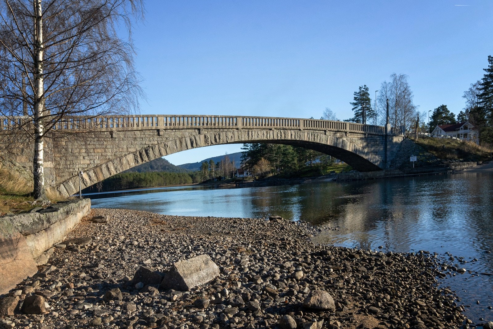 Tveitsund bru i Treungen sentrum Galleribilde