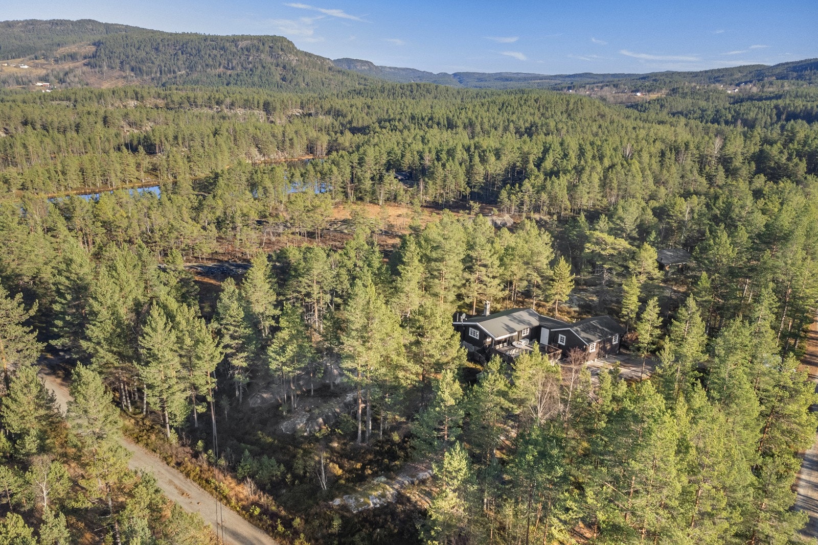 Trytetjønn 74 fra fugleperspektiv Galleribilde