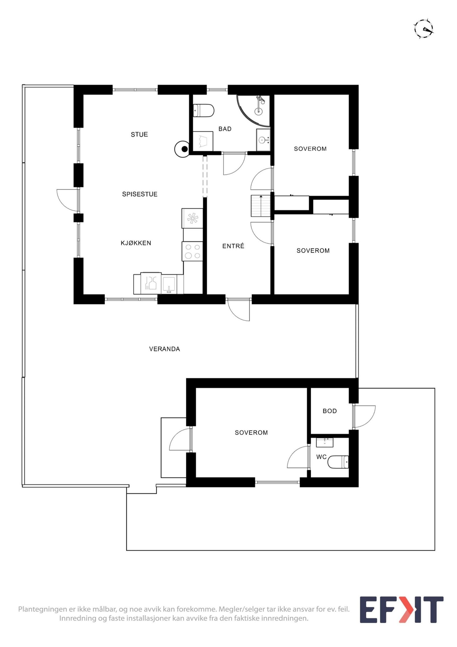Plantegning Galleribilde