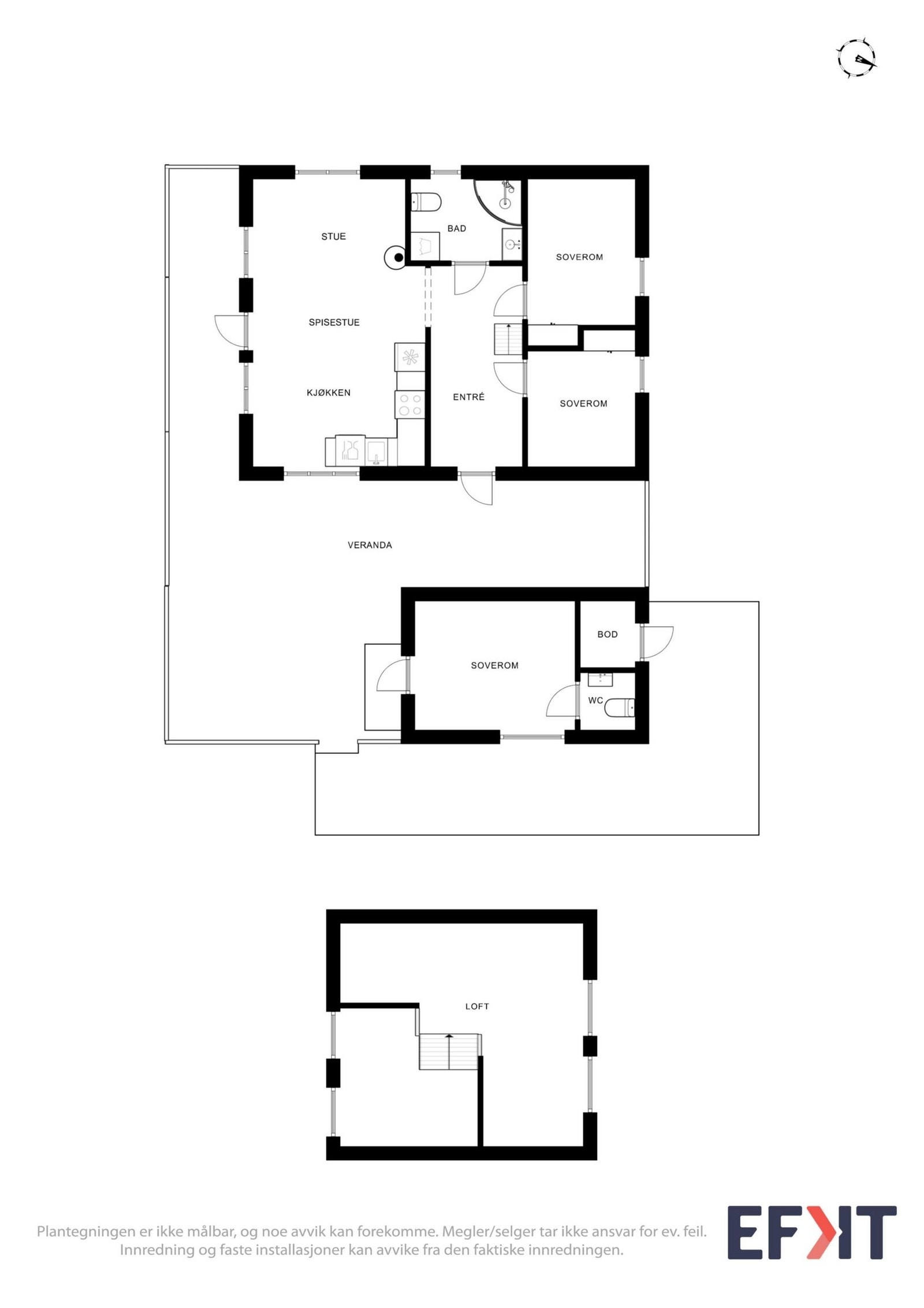 Plantegning Galleribilde