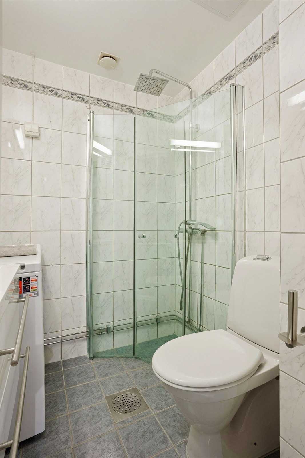 Badet ble pusset opp i 2001 i forbindelse med borettslagets våtroms- og rørrehabiliteringsprosjekt. Galleribilde
