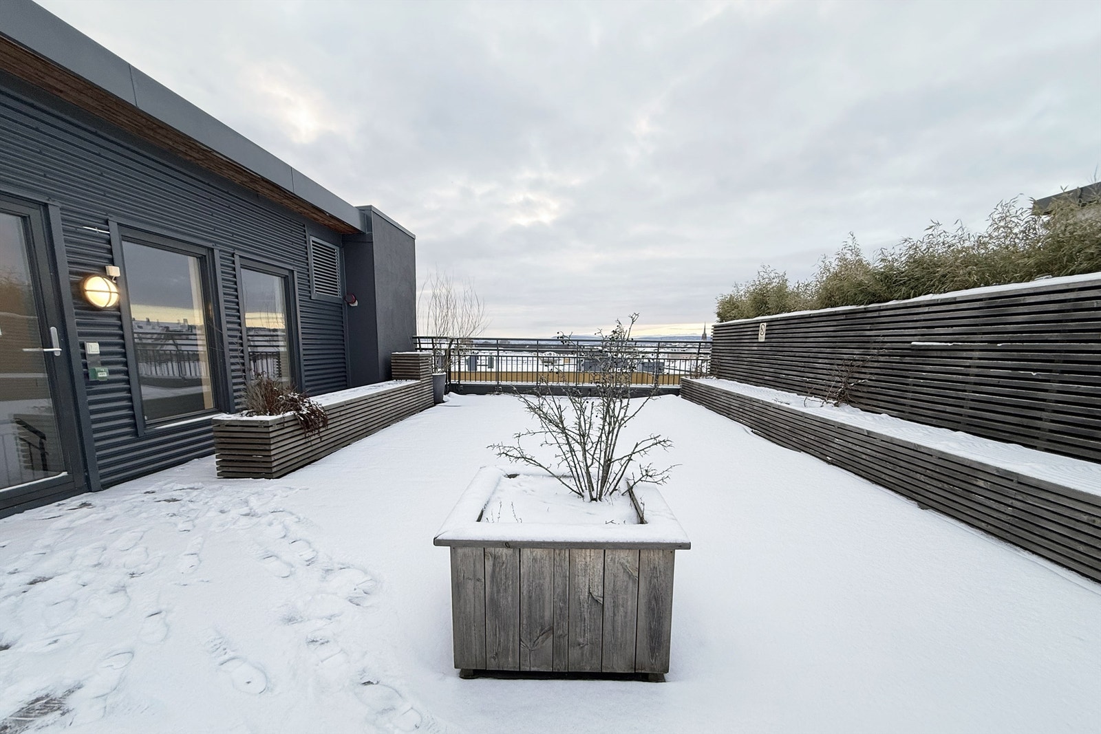 Borettslaget har to felles takterrasser Galleribilde