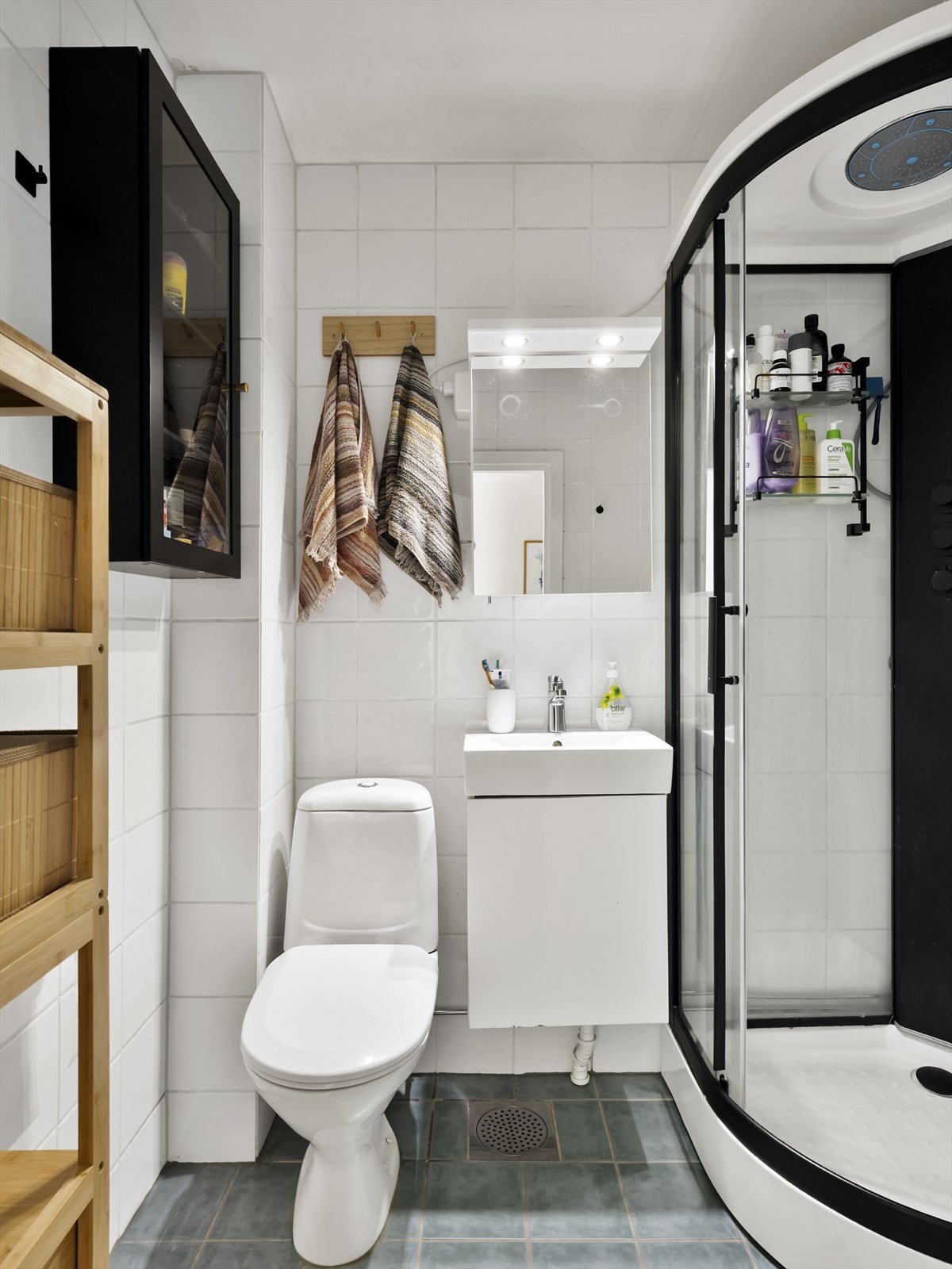 Rommet har også opplegg for vaskemaskin. Galleribilde