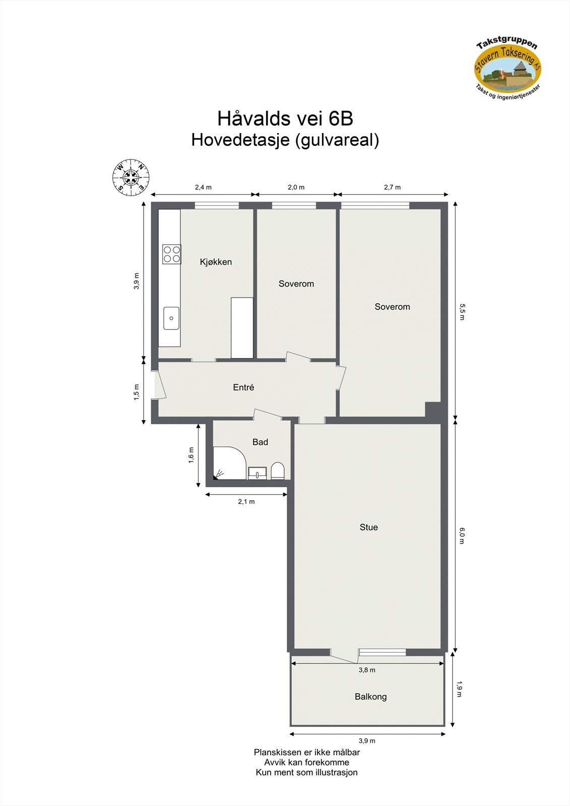 Plantegning Galleribilde