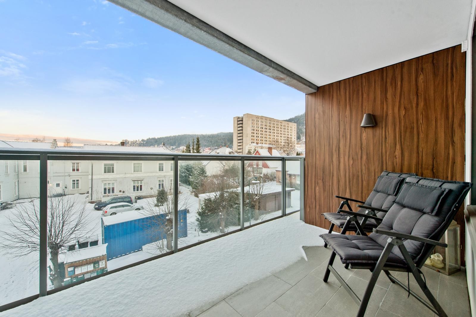 Vestvendt balkong Galleribilde