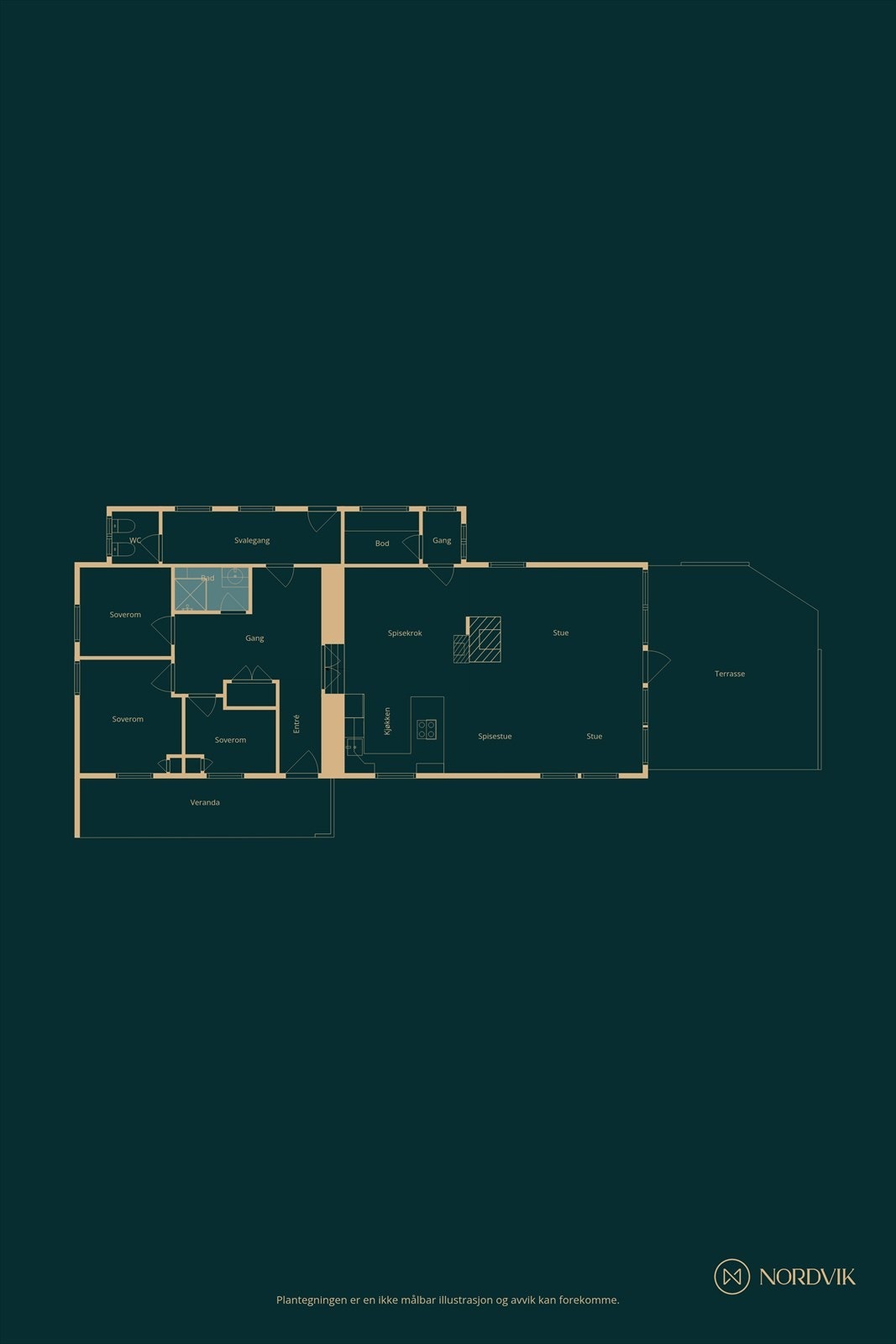 Plantegning Galleribilde