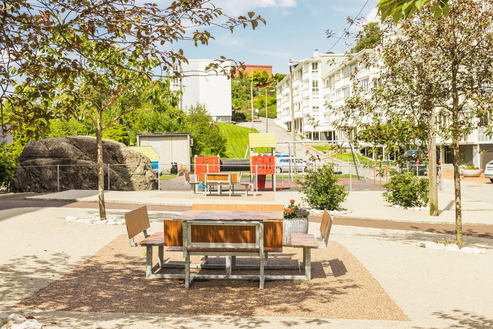 Fellesområdene er til glede for både store og små. Galleribilde