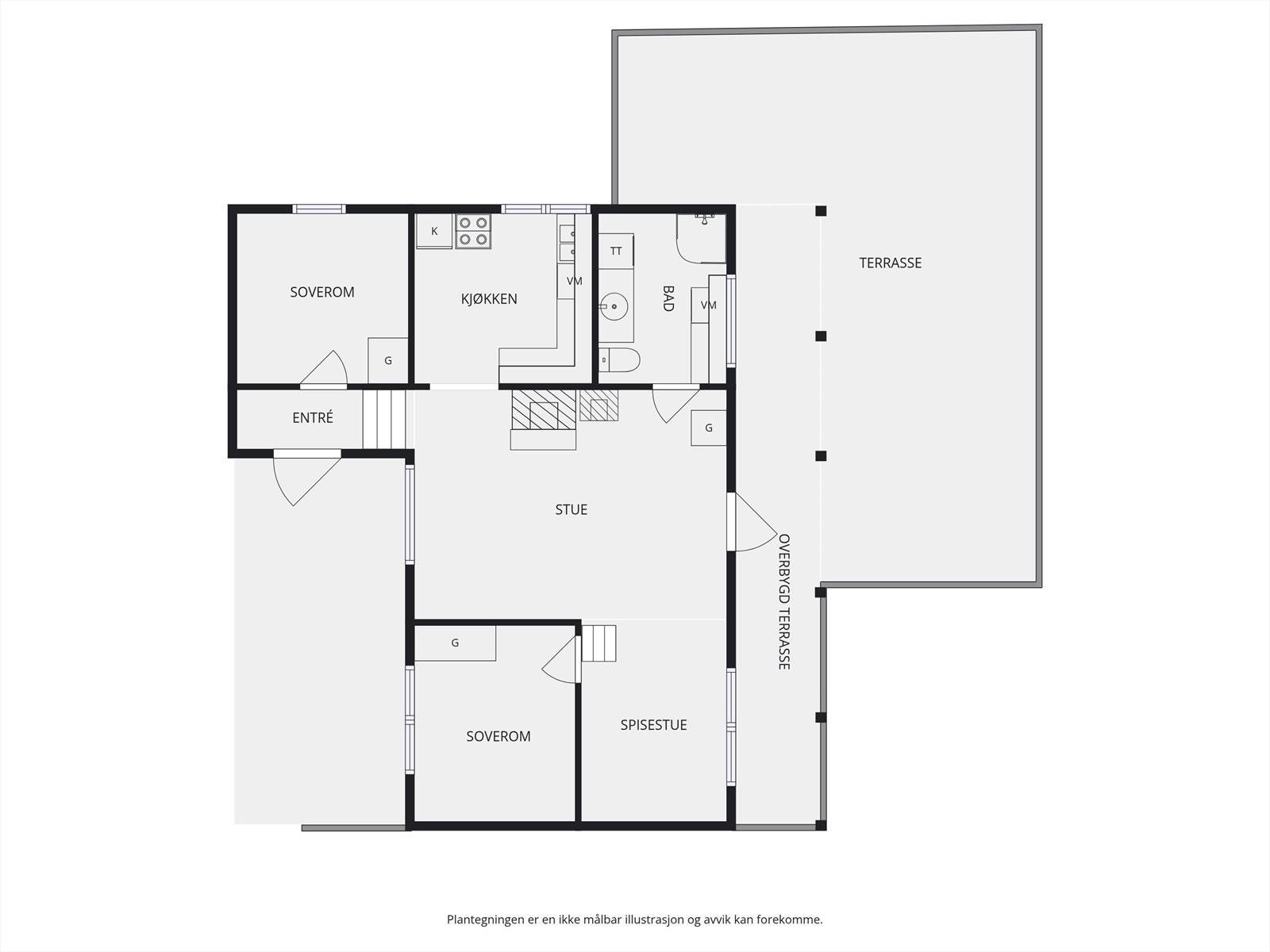 Plantegning 1. etasje. Galleribilde