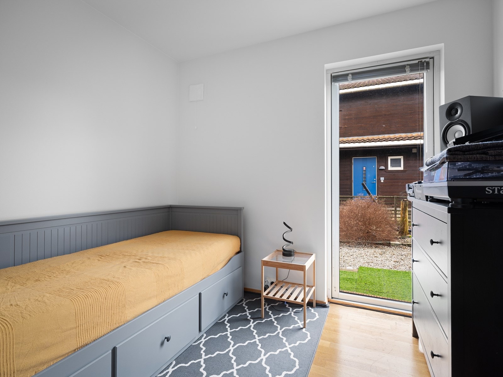 Utleiehuset: 1 av 2 soverom. Galleribilde