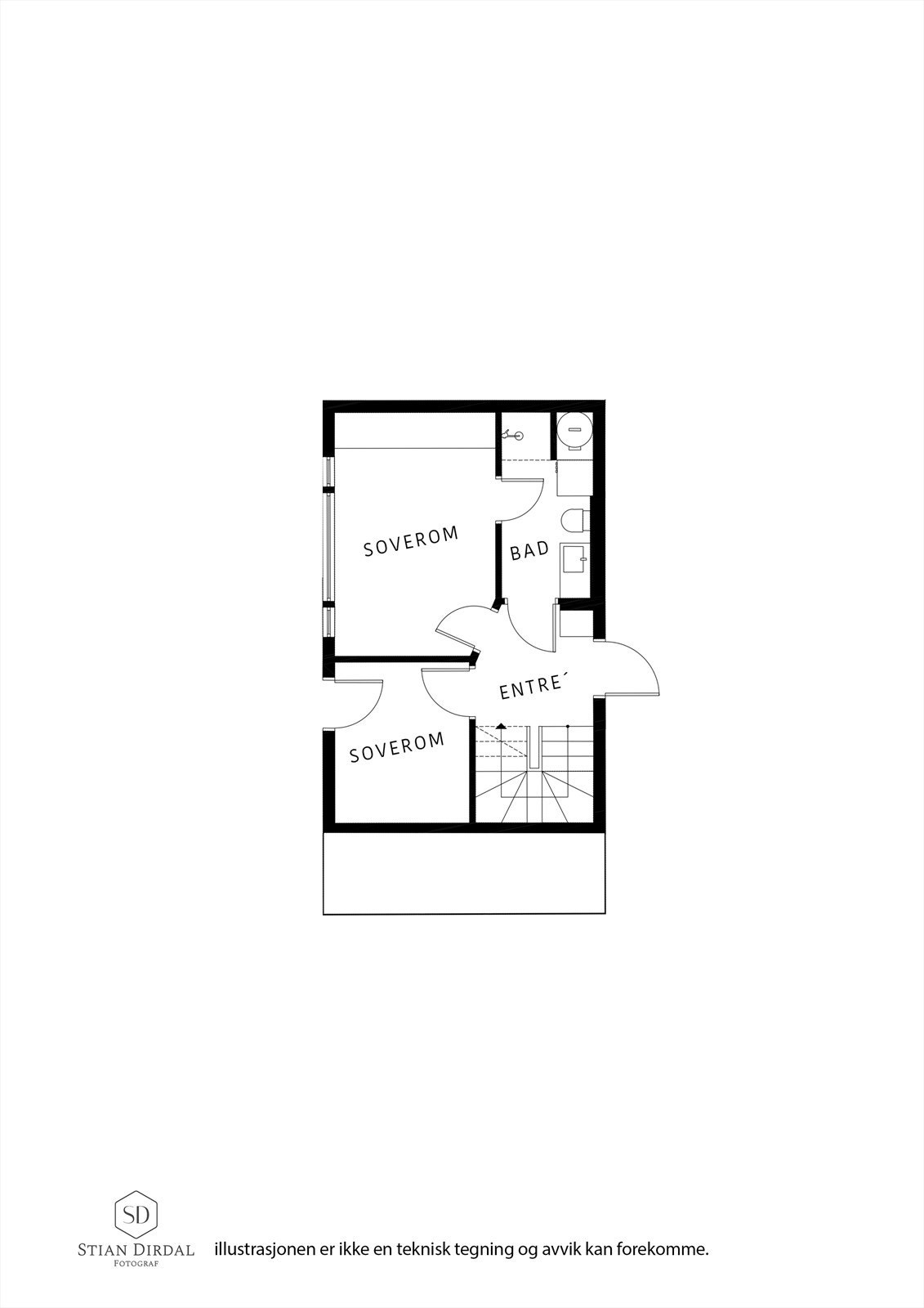 Utleiehusets 1. etg. Galleribilde