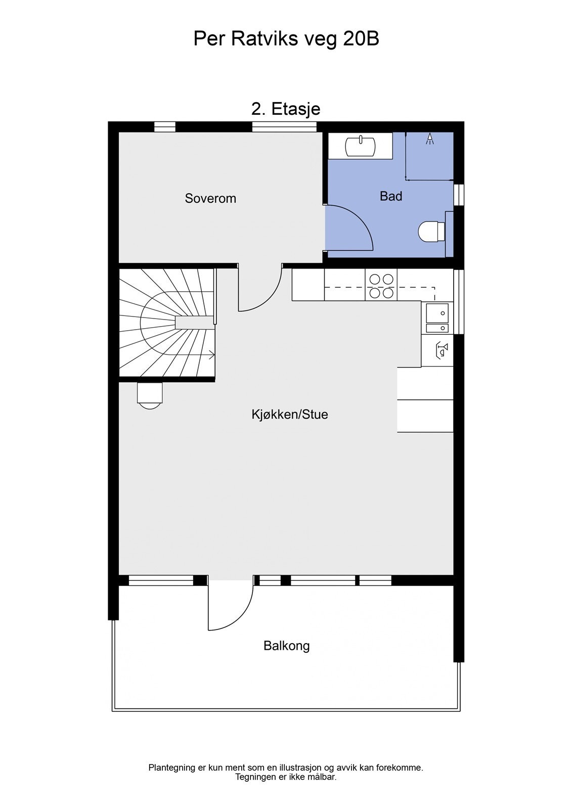 Planskisse 2. etasje Galleribilde