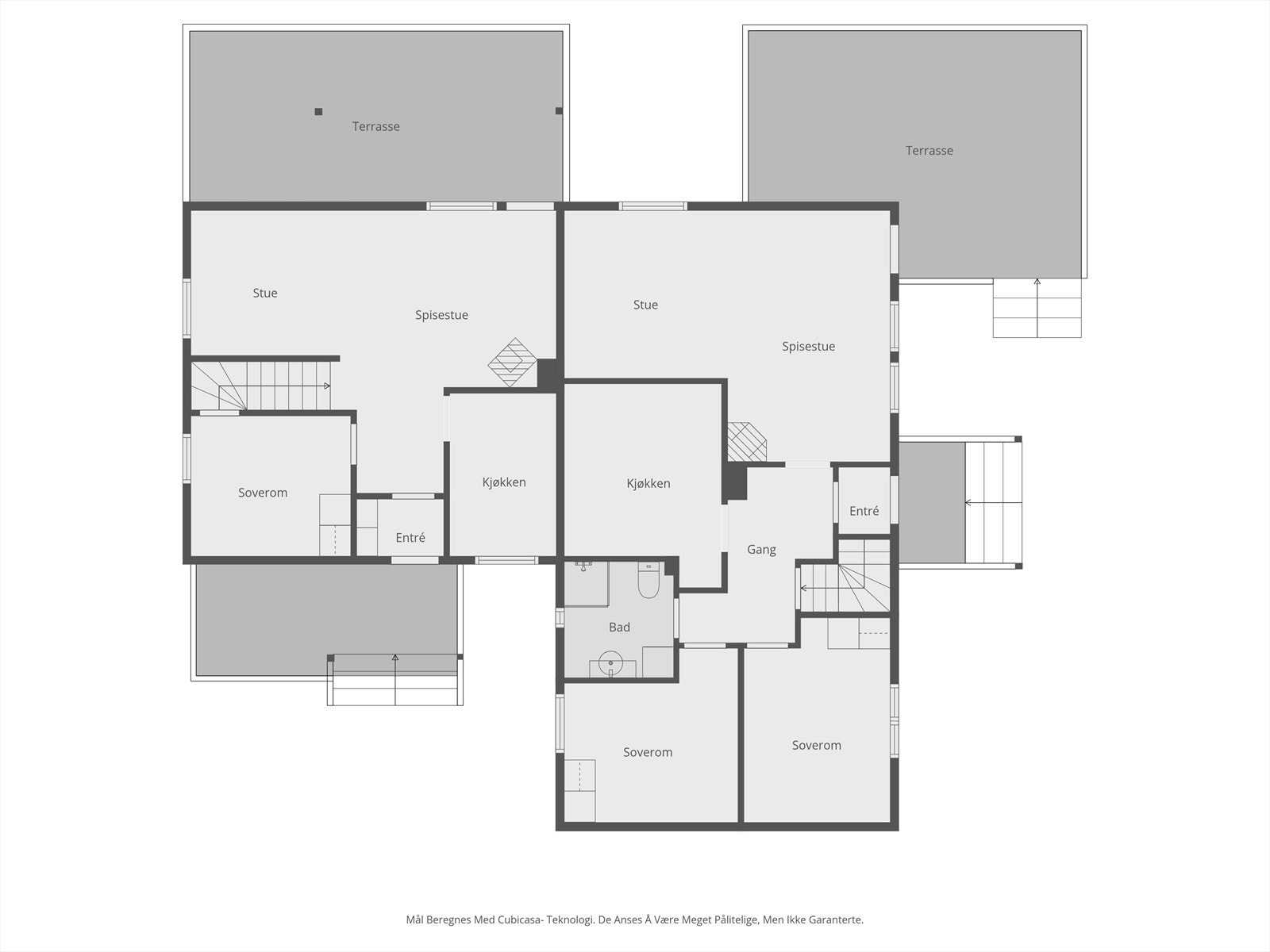 Plantegning 1.etasje. Galleribilde