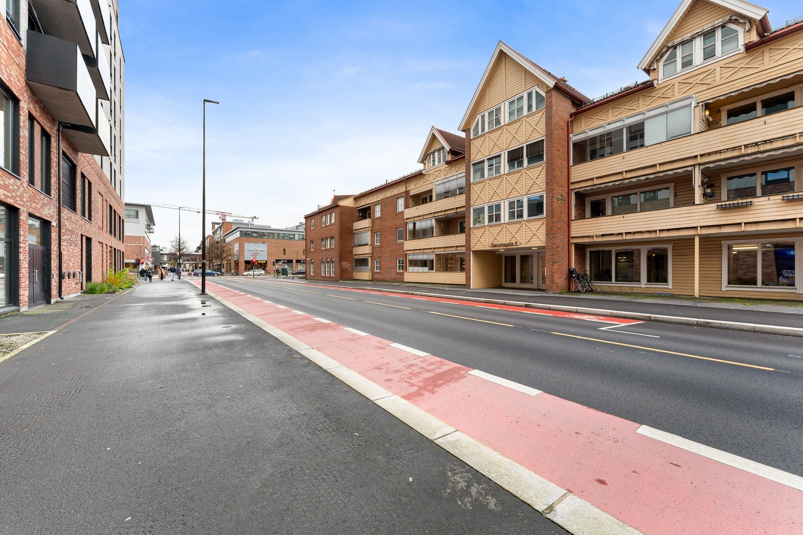 Her bor man supersentralt i byen med alt av nødvendigheter rett utenfor døren. Galleribilde