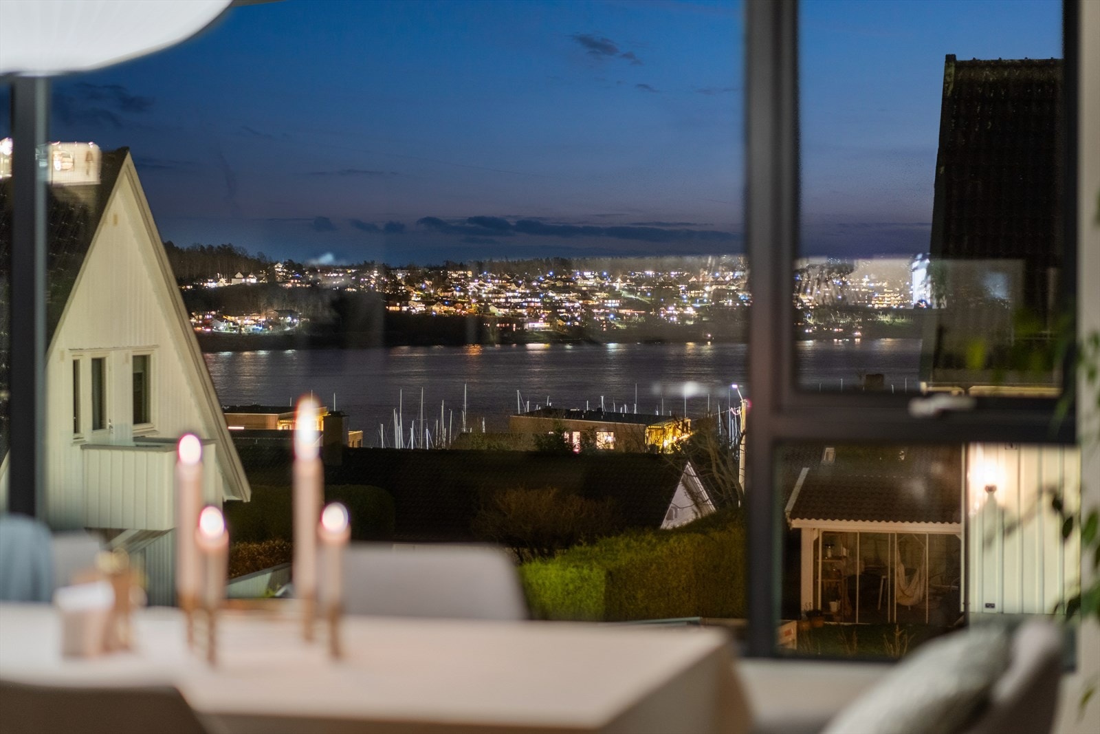 Ikke noe å utsette på kveldsutsikten heller. Galleribilde