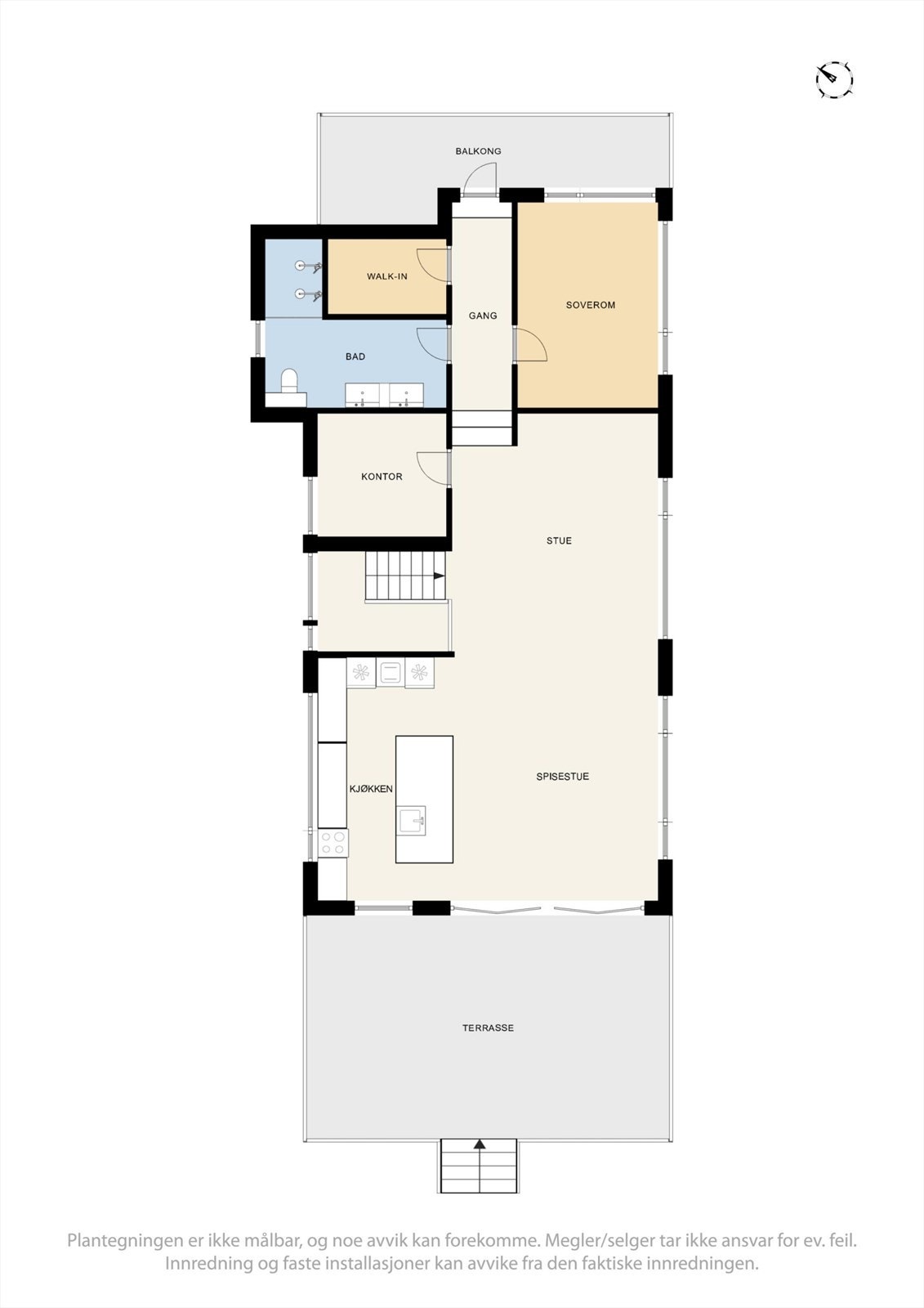 Plantegning 2.etasje Galleribilde