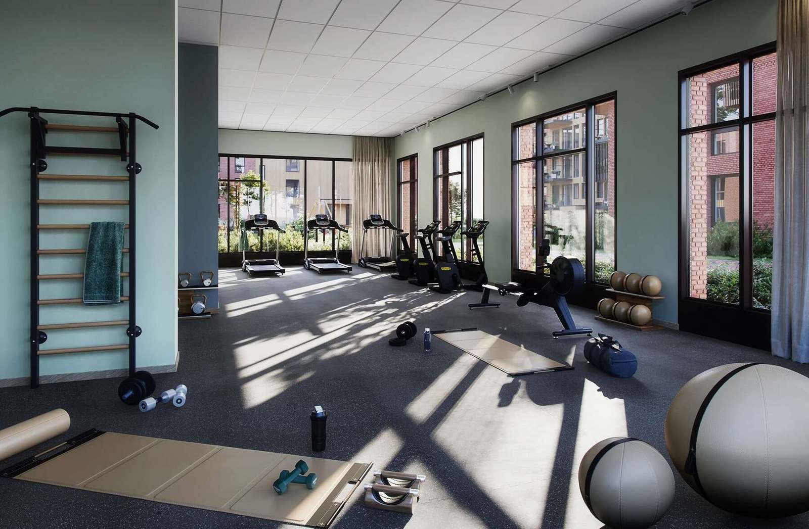 Selvaag Pluss: byr bl.a. på lounge, servicemuligheter, treningsrom, utstyrt kjøkken, møterom/lokale etc. Galleribilde