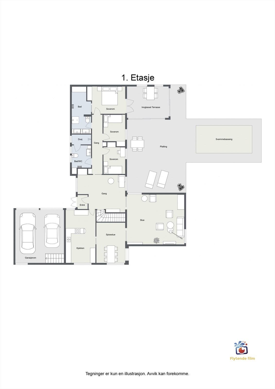 Plantegning - 1. Etasje Galleribilde