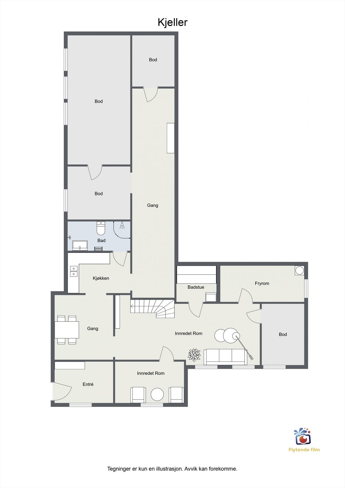 Plantegning - Kjeller Galleribilde