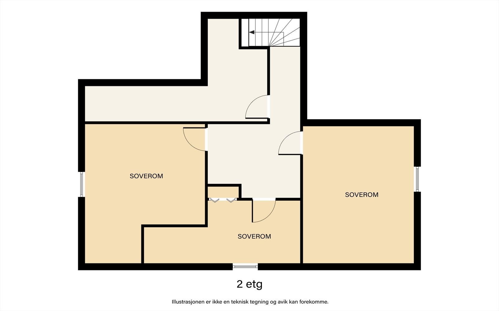 Plantegning 2. Etg - Rebbanssvingen 2. Galleribilde