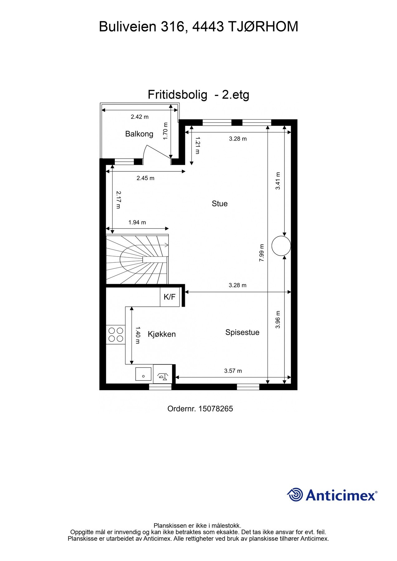 Plantegning - 2. etasje. Galleribilde