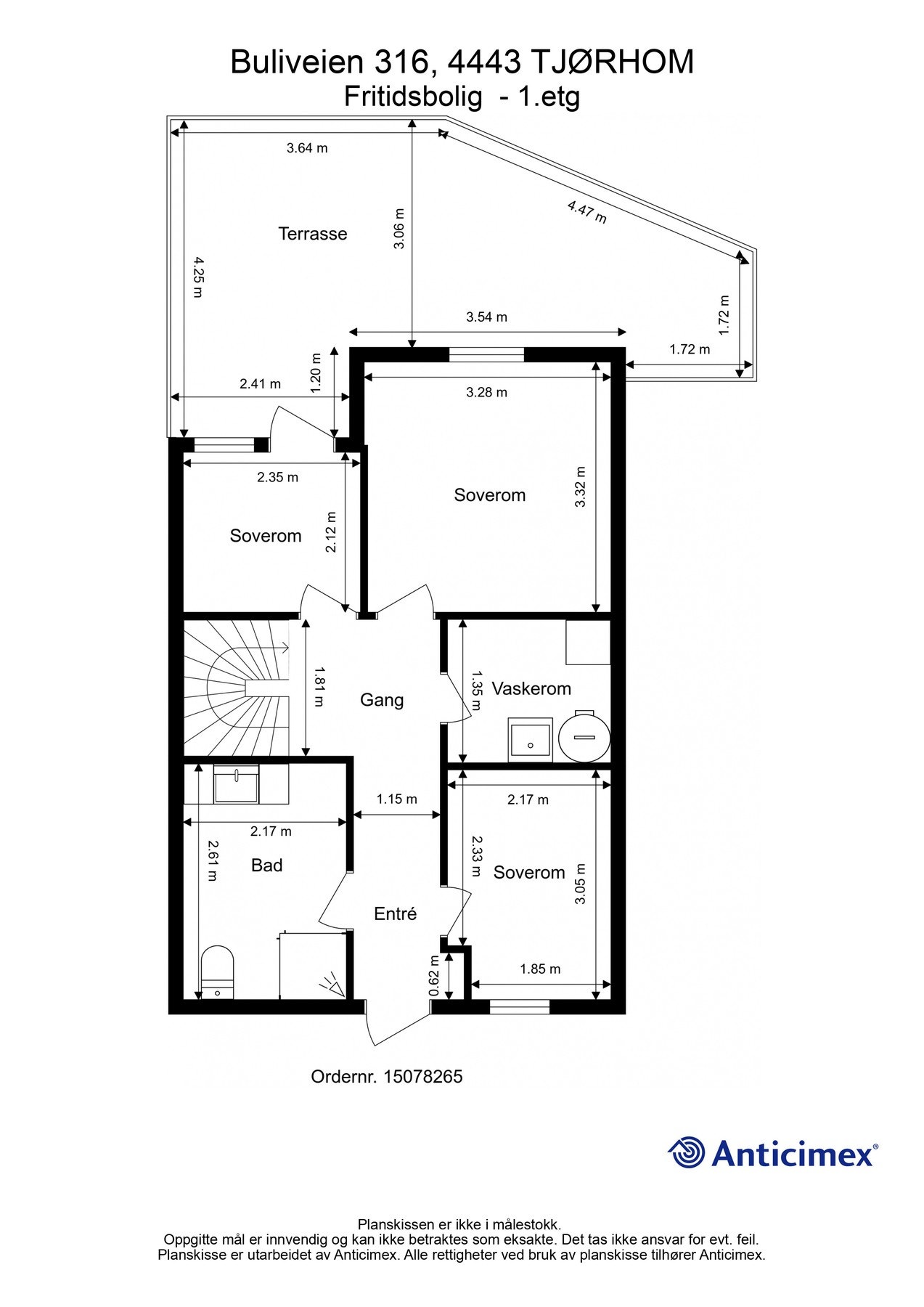 Plantegning - 1. etasje. Galleribilde