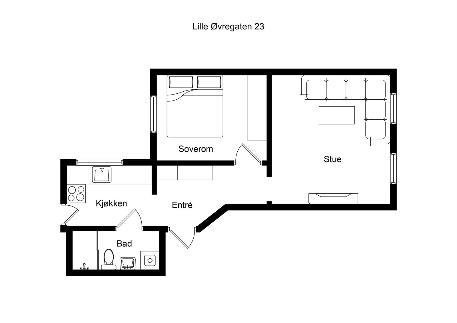 Planskisse Galleribilde