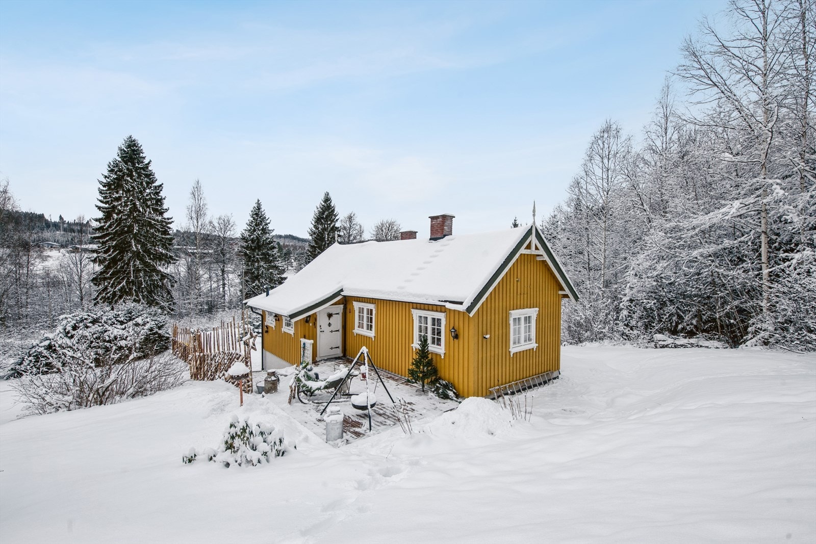 Her bor du med naturen som nærmeste nabo. Galleribilde