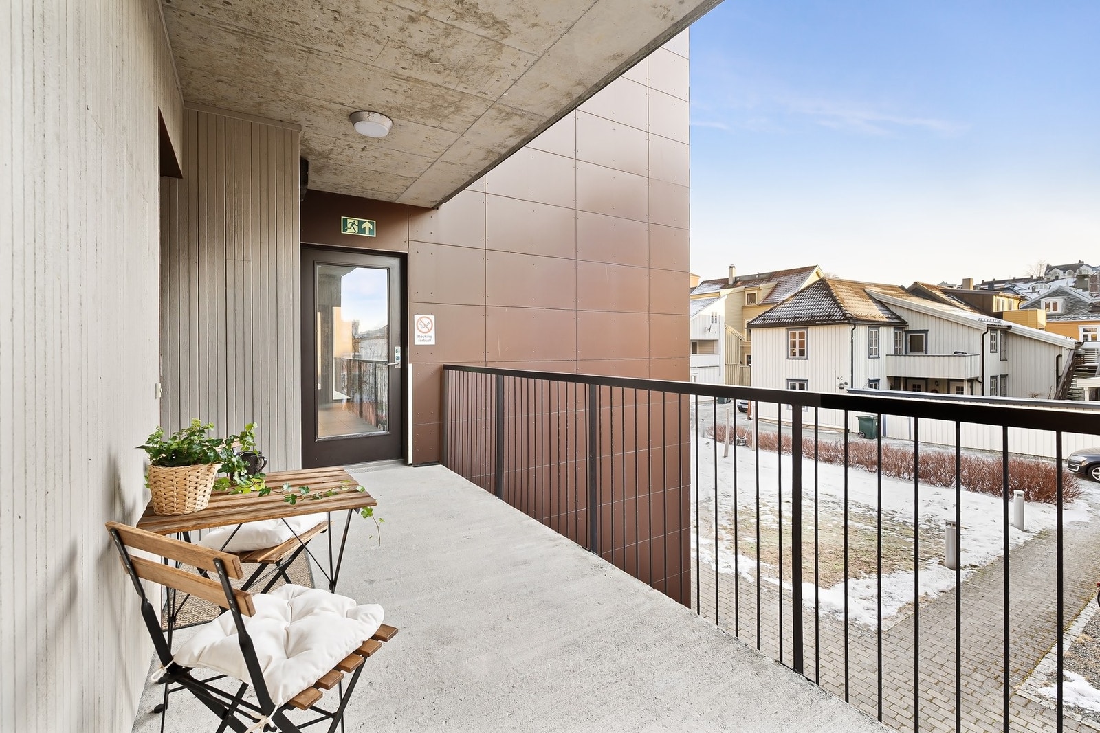 Inngangspartiet til leiligheten. Galleribilde