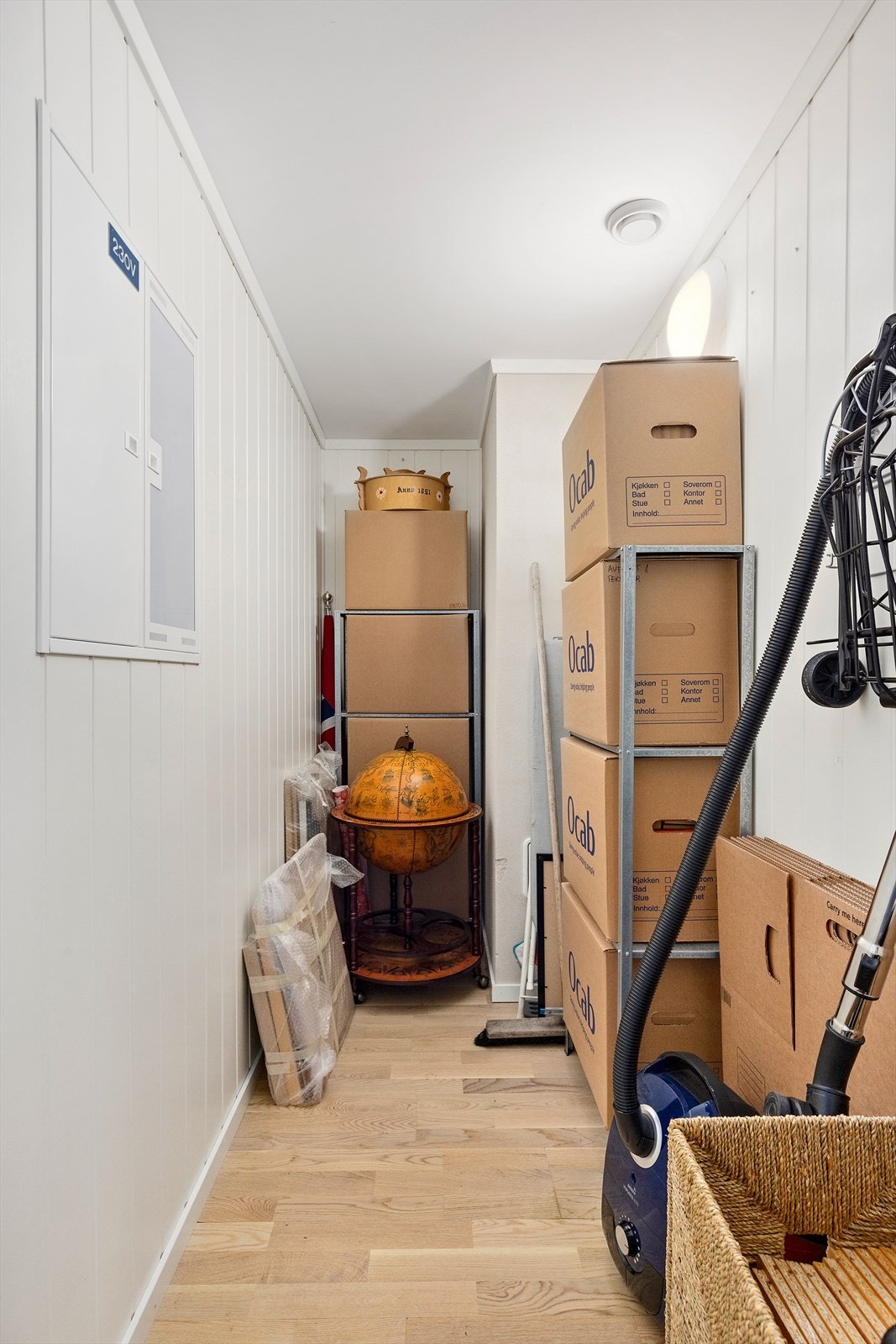 Praktisk innvendig bod. Galleribilde