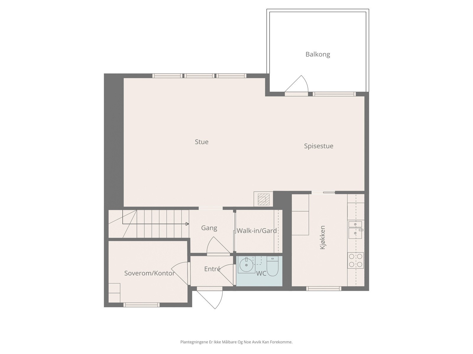 Plantegning hovedplan. Galleribilde