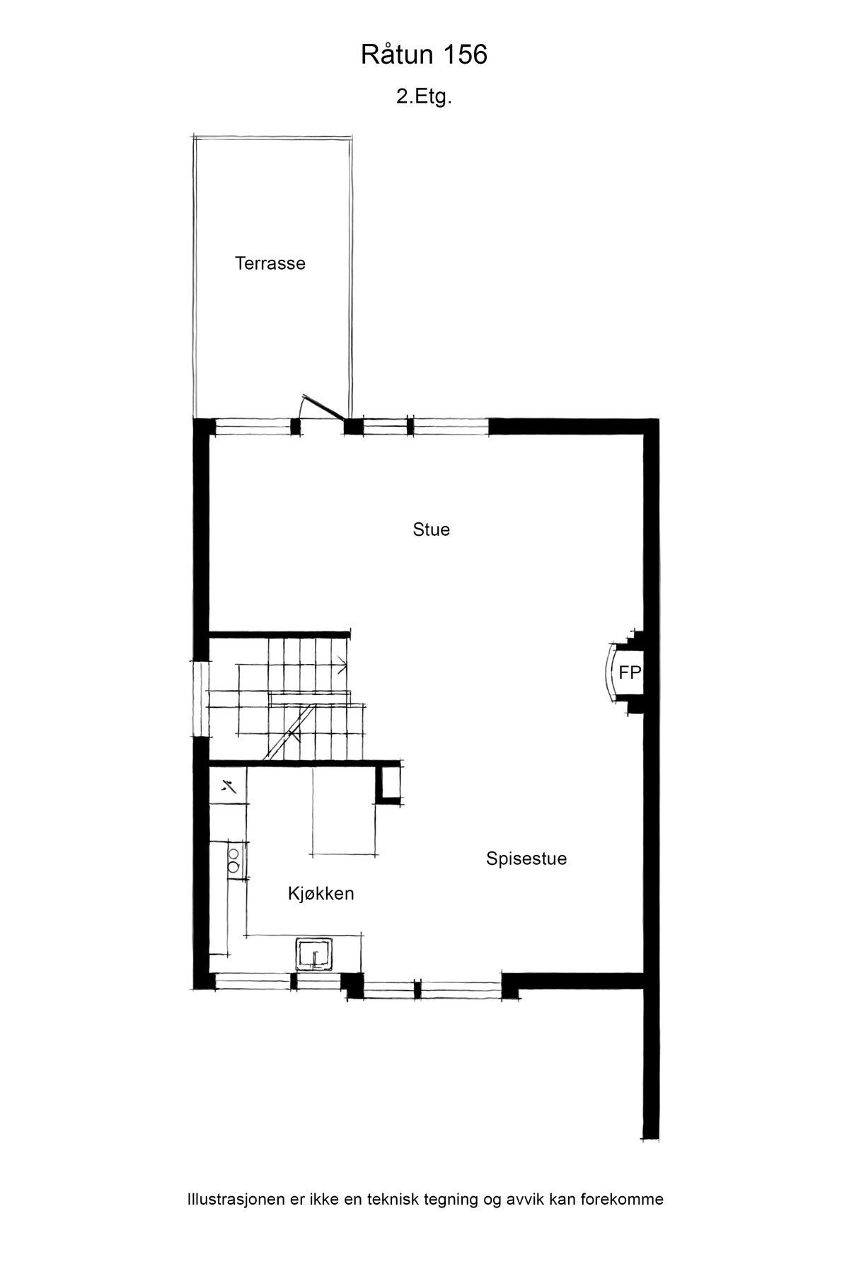 Plantegning 2. etasje. Galleribilde