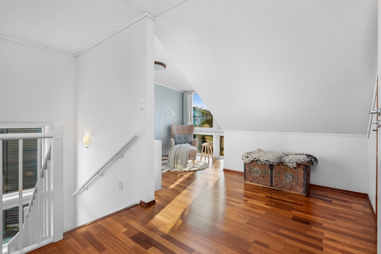 Denne etasjen gir ungdommen i hus muligheten til å få sin egen sone. Galleribilde