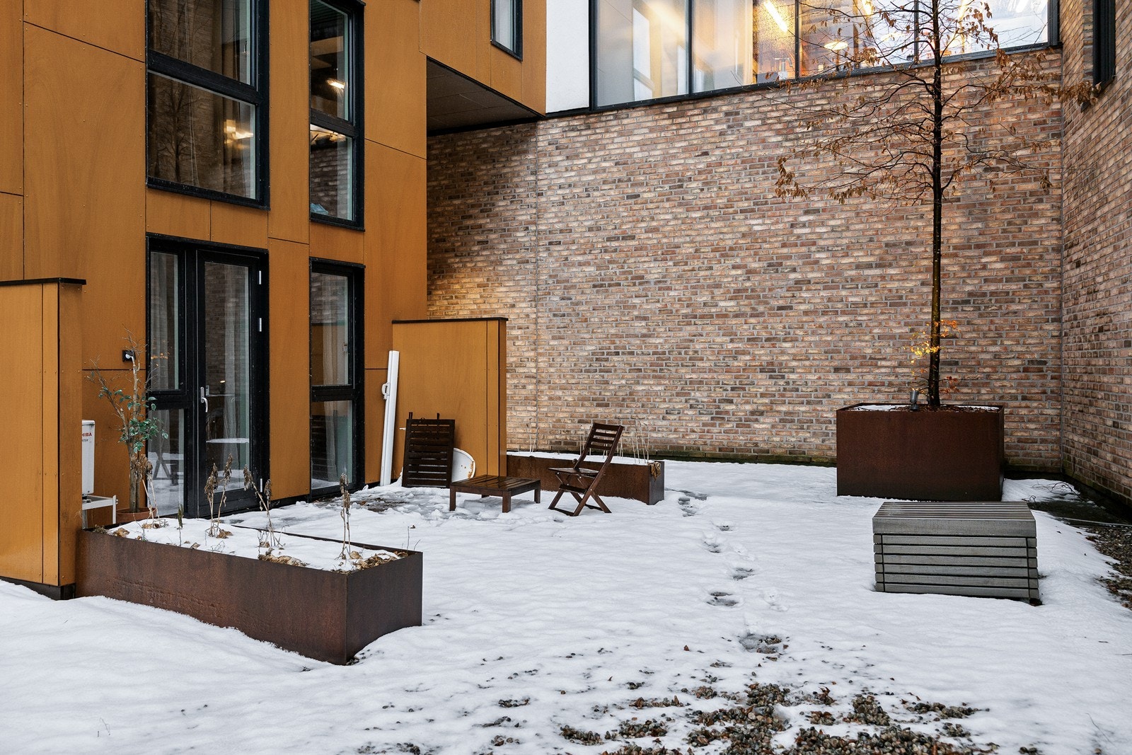 Uteområde med utgang fra soverommet. Galleribilde